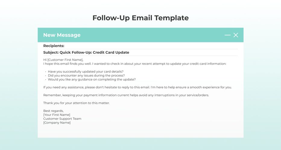 Follow-up emails