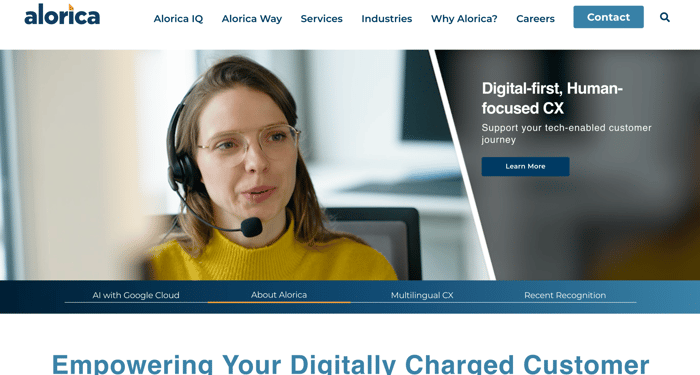 Top Customer suppout outsourcing company -Alorica