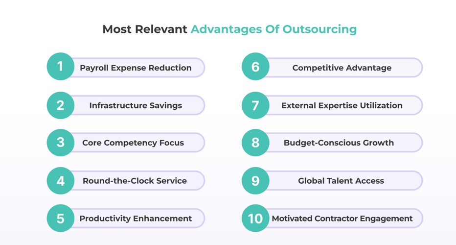 Most Relevant Advantages of Outsourcing 
