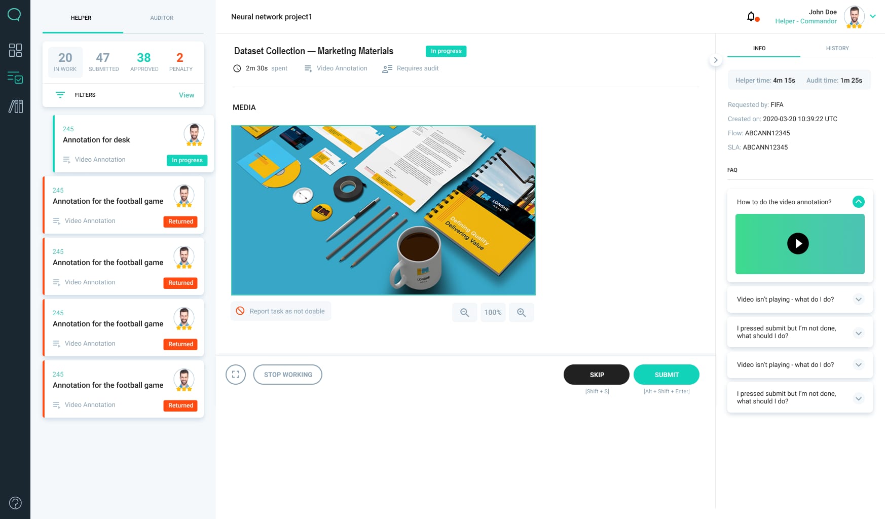 Dataset Collection — Marketing Materials