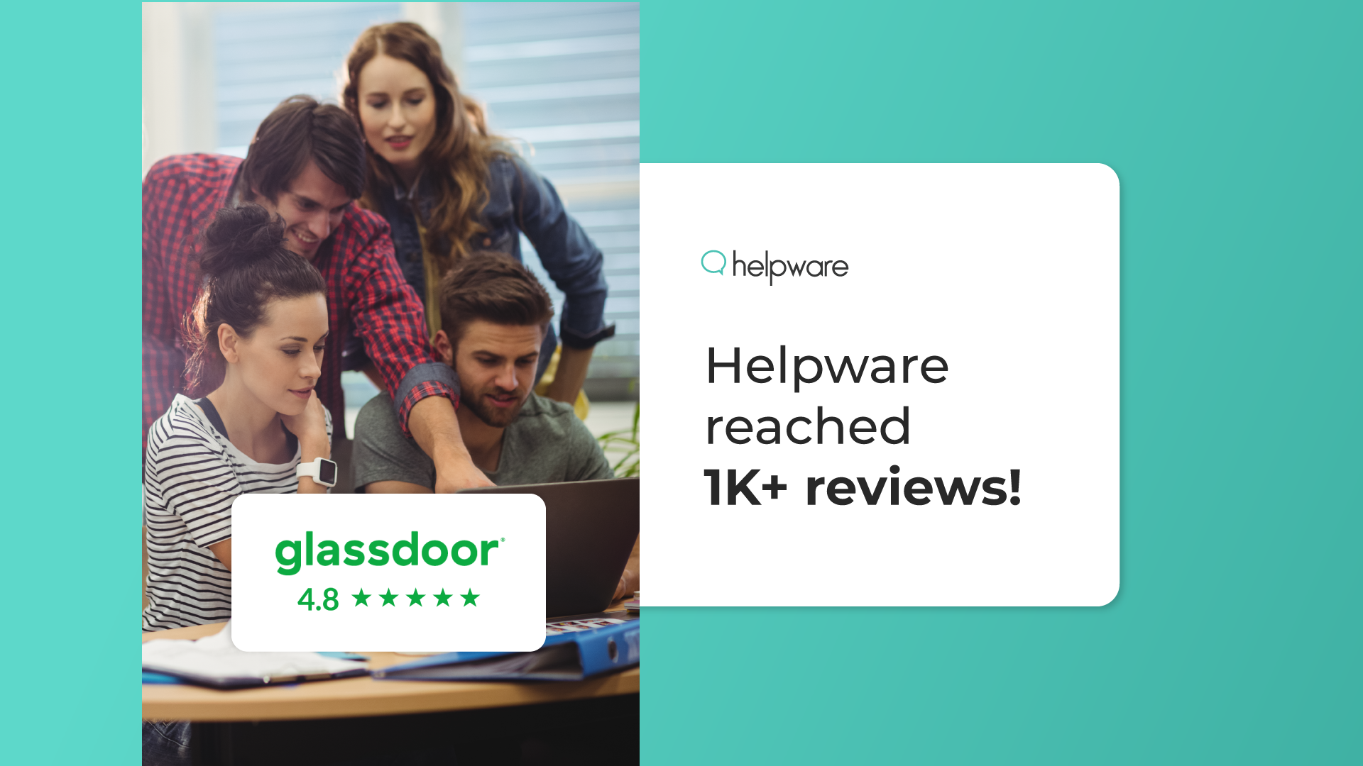 The Stats Behind Helpware’s People-Centric Approach: 1000+ Reviews on Glassdoor
