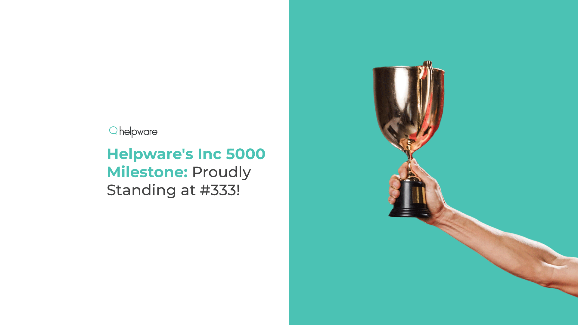 Helpware Ranked #333 on Inc. 5000 List of America’s Fastest-Growing Private Companies